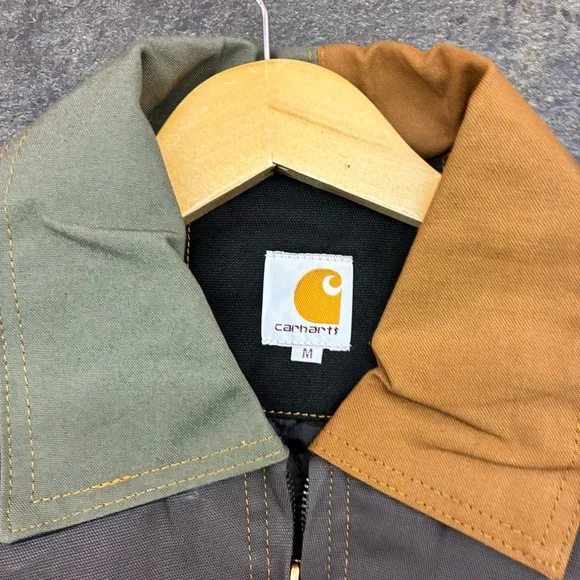 Y2K WIP Carhartt Men's Multi-Color Detroit Work Jacket - Custom size medium - Picture 3 of 6